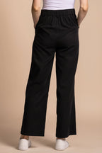 Alcamo | Black Straight Leg Pant