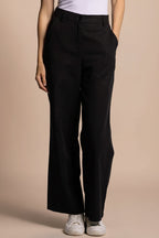 Alcamo | Black Straight Leg Pant
