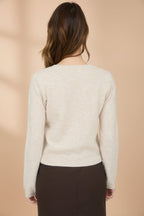 Andenes Beige | Buttoned-Up Cardigan