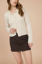 Andenes Beige | Buttoned-Up Cardigan