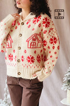 Bendigo | Thick Knitted Christmas Cardigan