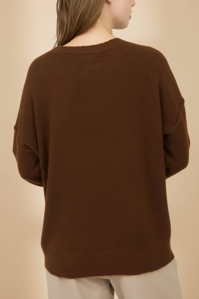 Dundee Brown | Soft Loose Sweater