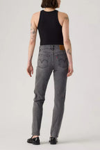 Fidenza | Slim Leg Grey Denim Pants