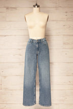 Gaeta | Wide-Leg Mid-Rise Denim Pants