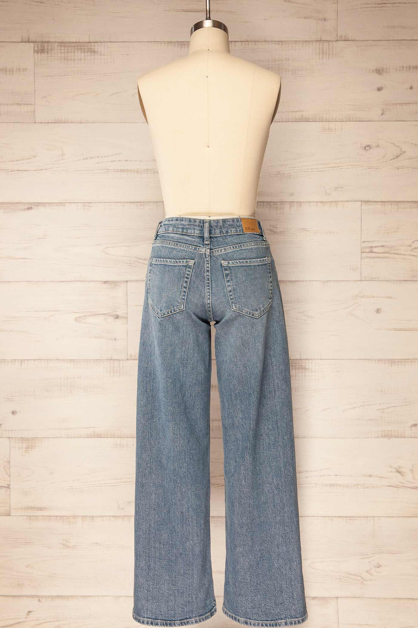 Gaeta | Wide-Leg Mid-Rise Denim Pants