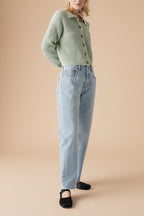Matheran | Light Blue Ankle Length Denim Pants