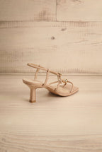 Mylee Brown | Strappy Leather Sandals with Sculptural Heel