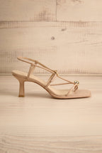Mylee Brown | Strappy Leather Sandals with Sculptural Heel