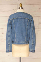 Madikeri | Blue Wash Sherpa-Lined Denim Jacket with Pockets