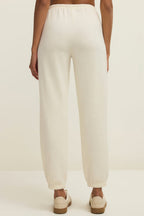 Satara | White Wide Leg Jogger Pants