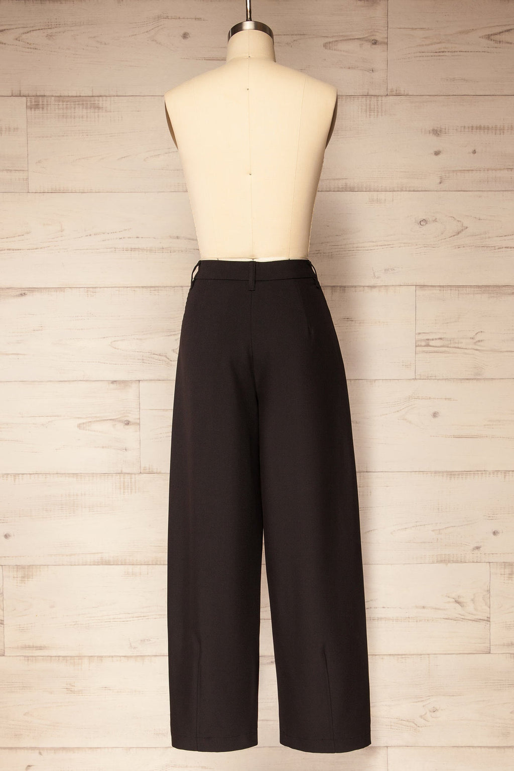 Satna Black | Barrel Legs Trousers