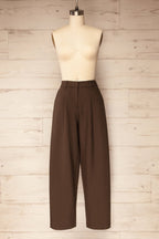 Satna Brown | Barrel Legs Trousers