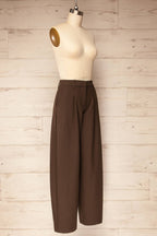 Satna Brown | Barrel Legs Trousers