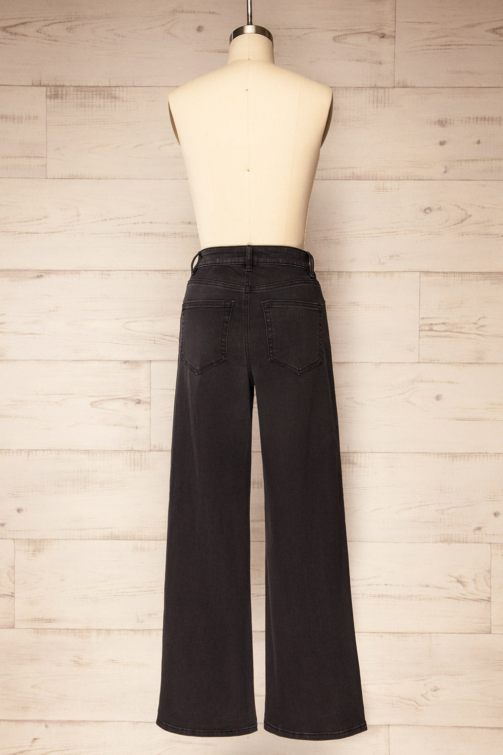 Alatri | Black Stretch High-Waisted Denim Pants