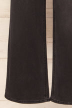 Alatri | Black Stretch High-Waisted Denim Pants