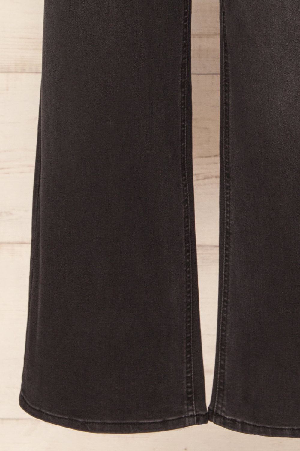 Alatri | Black Stretch High-Waisted Denim Pants