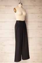 Alcamo | Black Straight Leg Pant