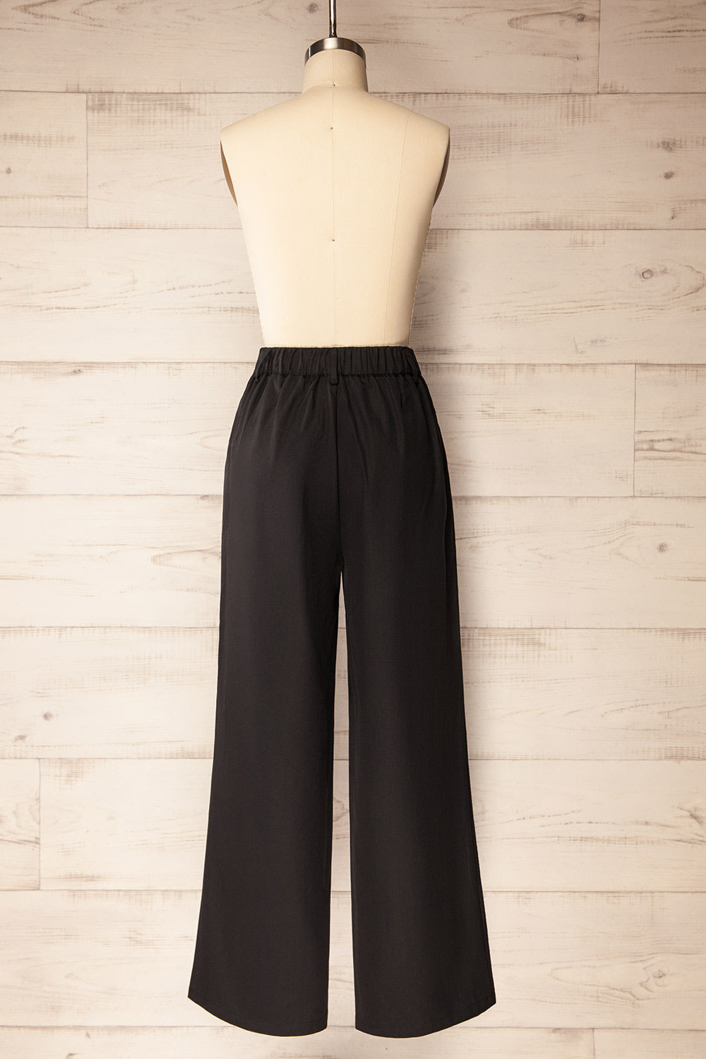 Alcamo | Black Straight Leg Pant