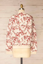 Alzenau | Cream Quilted Jacket with Floral Print