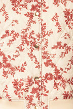 Alzenau | Cream Quilted Jacket with Floral Print