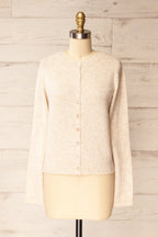 Andenes Beige | Buttoned-Up Cardigan
