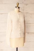 Andenes Beige | Buttoned-Up Cardigan