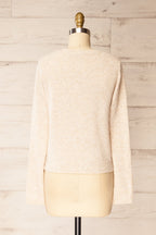 Andenes Beige | Buttoned-Up Cardigan