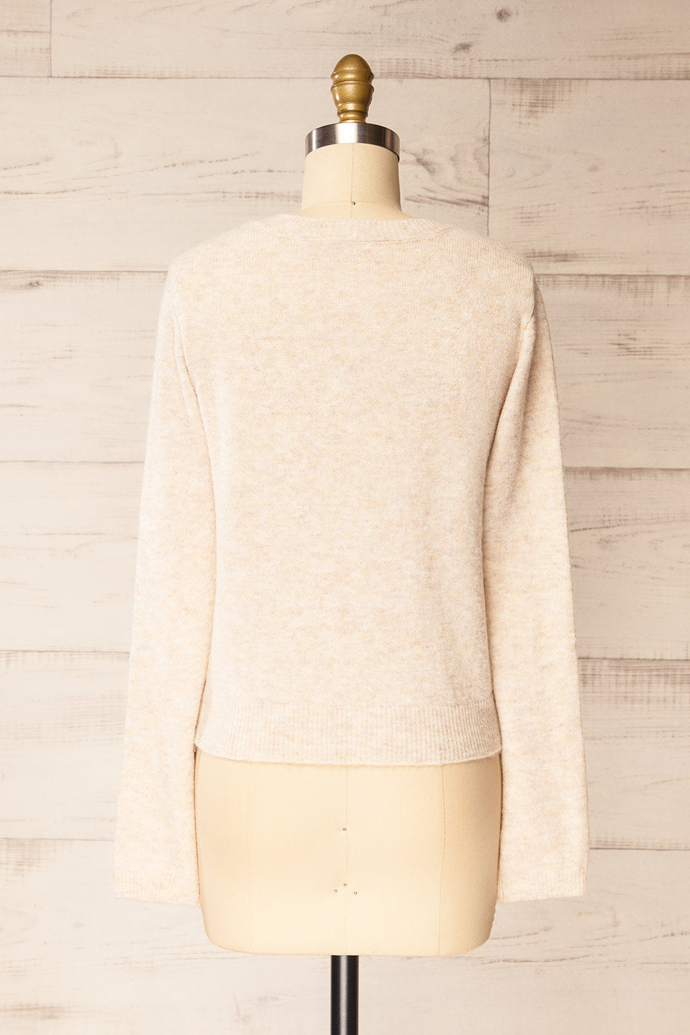Andenes Beige | Buttoned-Up Cardigan
