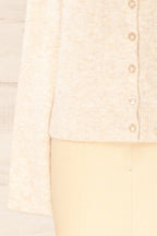 Andenes Beige | Buttoned-Up Cardigan