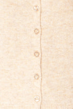 Andenes Beige | Buttoned-Up Cardigan