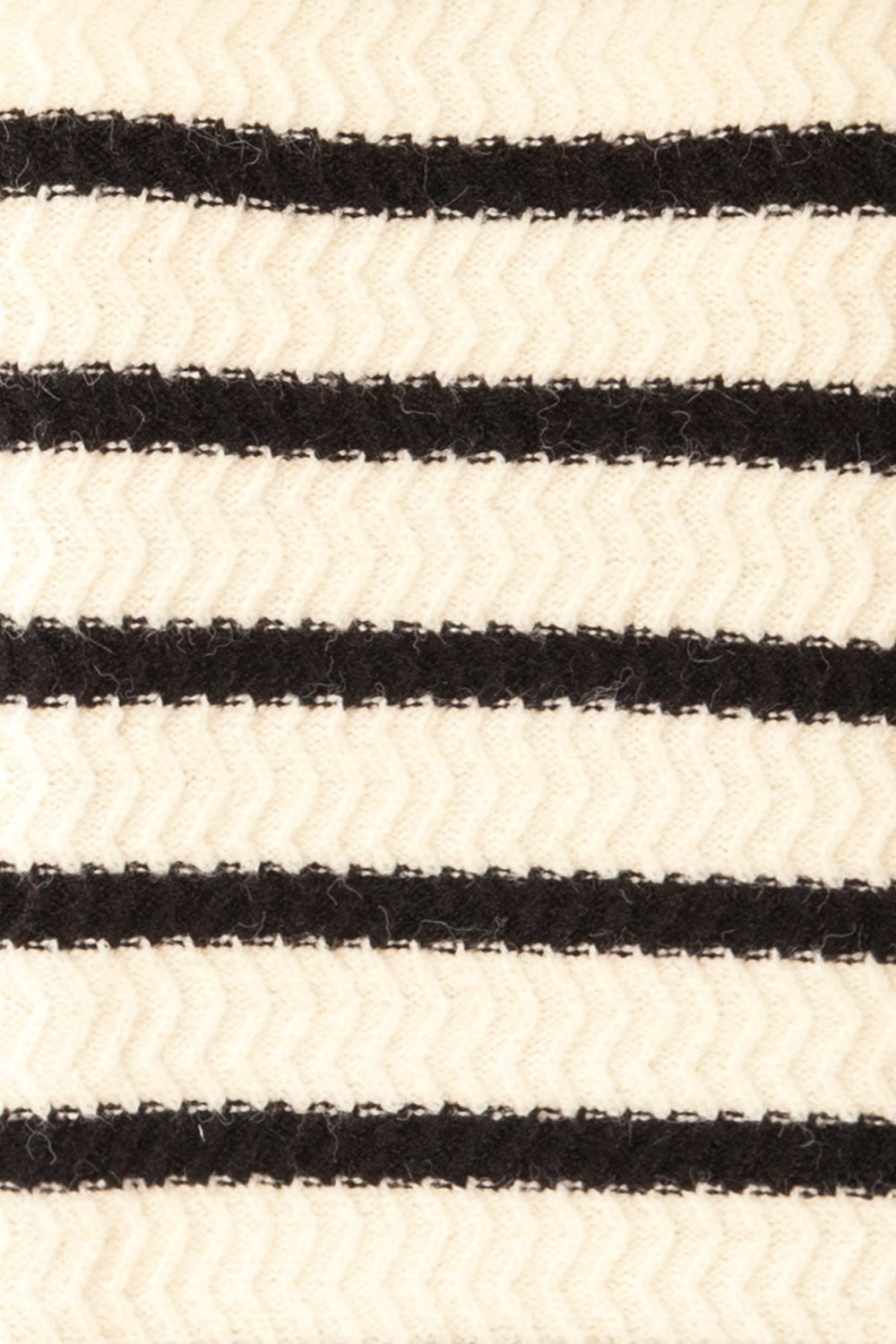 Arcot | Striped Knit Turtleneck Sweater