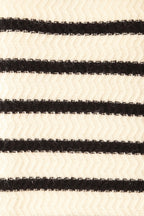 Arcot | Striped Knit Turtleneck Sweater