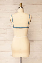Ati Blue-Grey | Lace Bralette