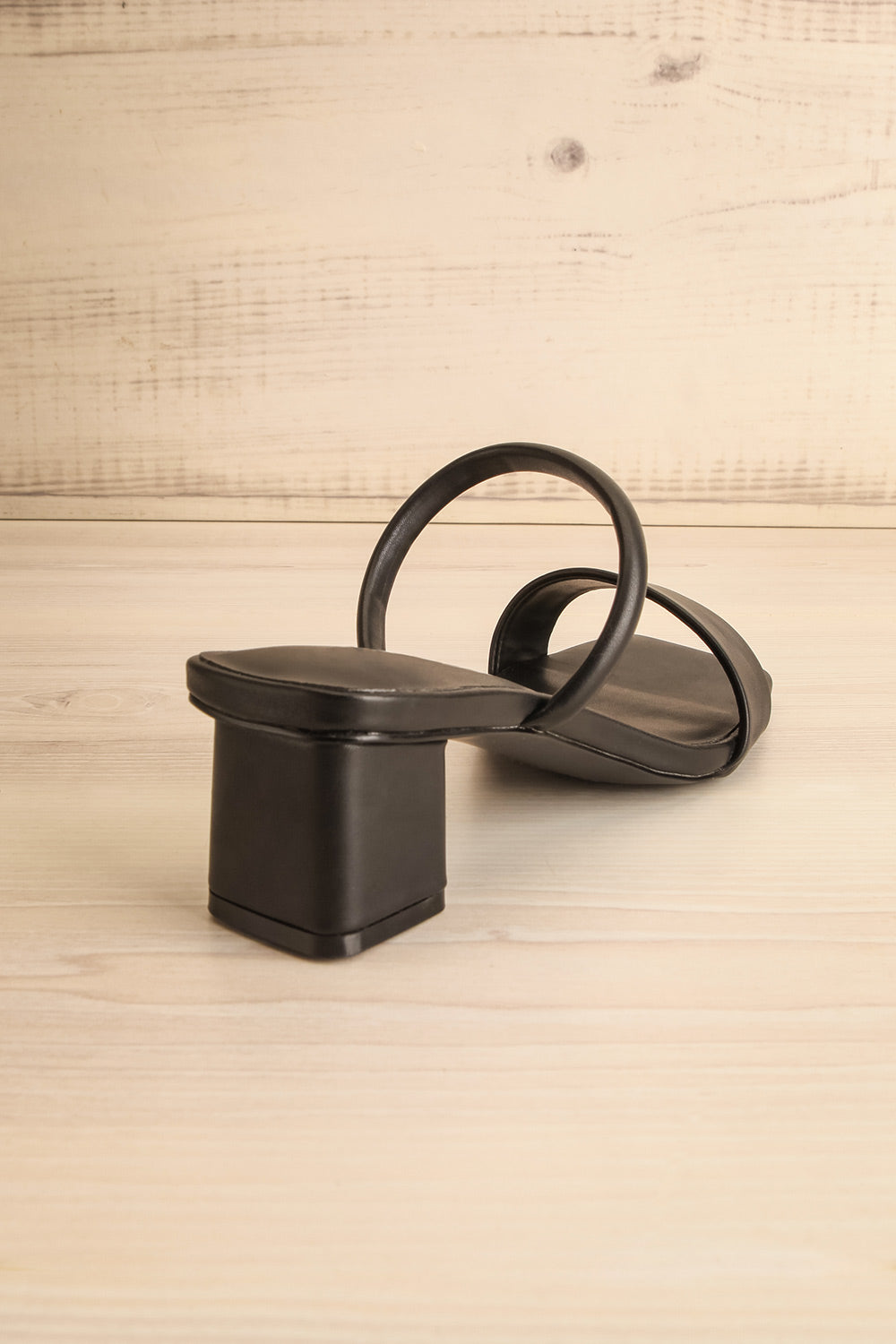 Aylmer | Black Strappy Heeled Sandals