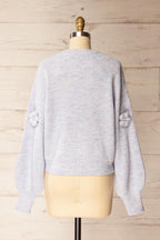 Belluno | Lavender 3D Floral Sweater