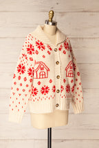 Bendigo | Thick Knitted Christmas Cardigan