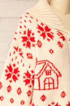 Bendigo | Thick Knitted Christmas Cardigan