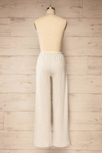 Bhandara | Grey Thermal Wide Leg Pants