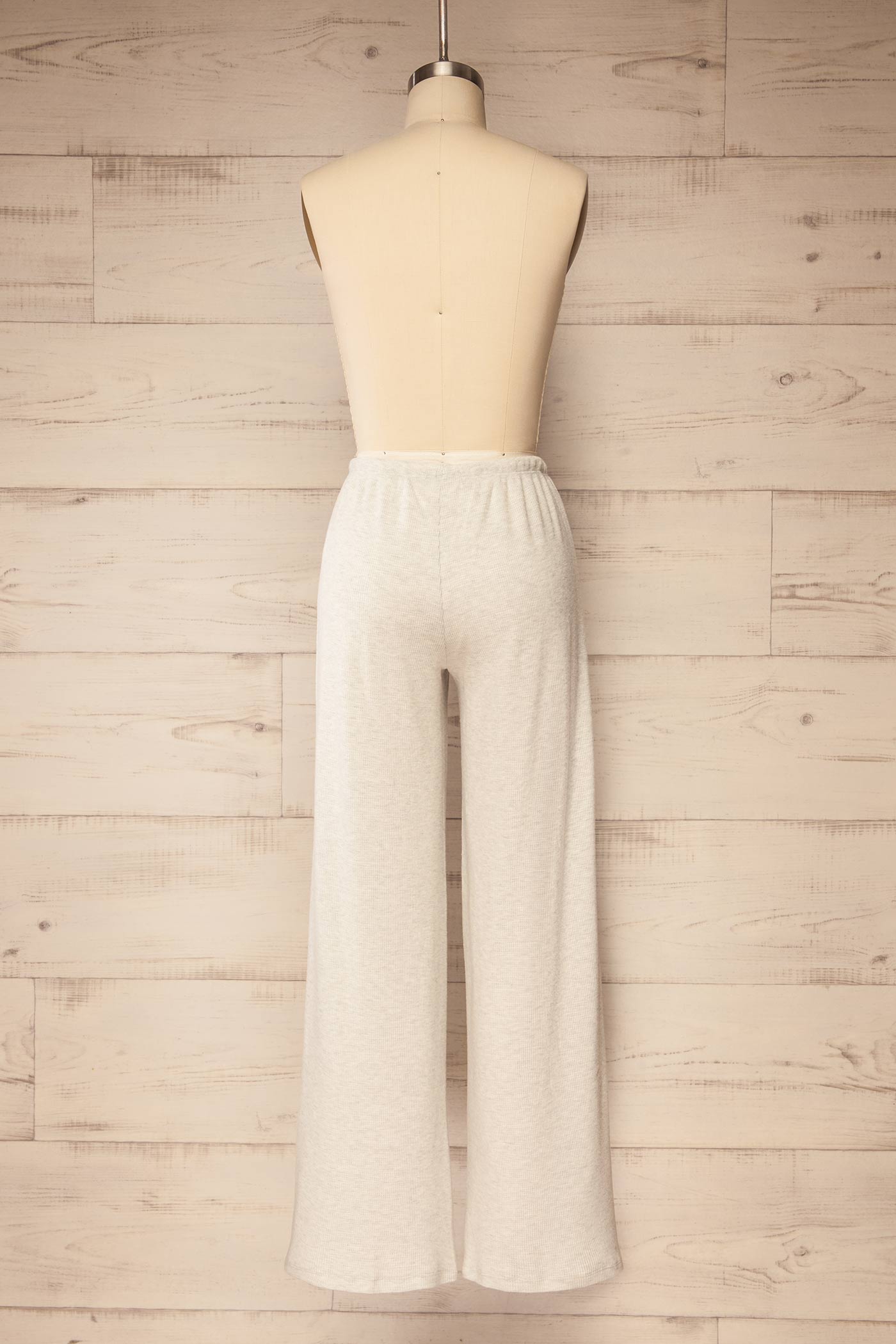 Bhandara | Grey Thermal Wide Leg Pants