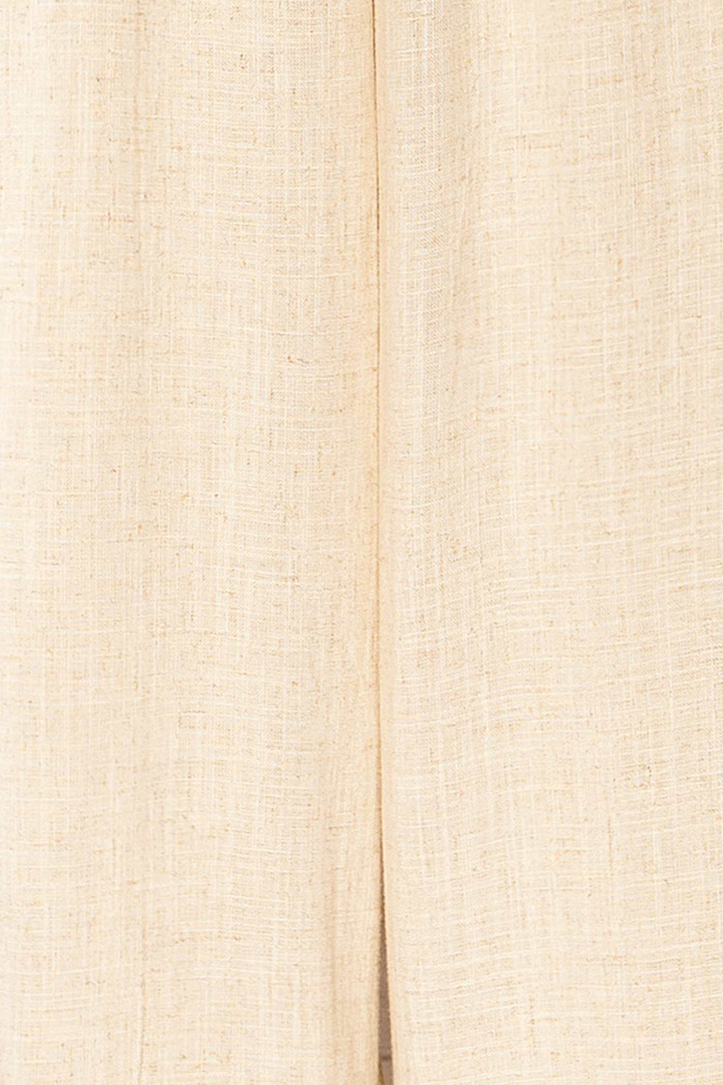 Bharhut | Wide Leg Beige Pants with Pockets