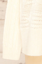 Boston | Ivory Cable Knit Sweater