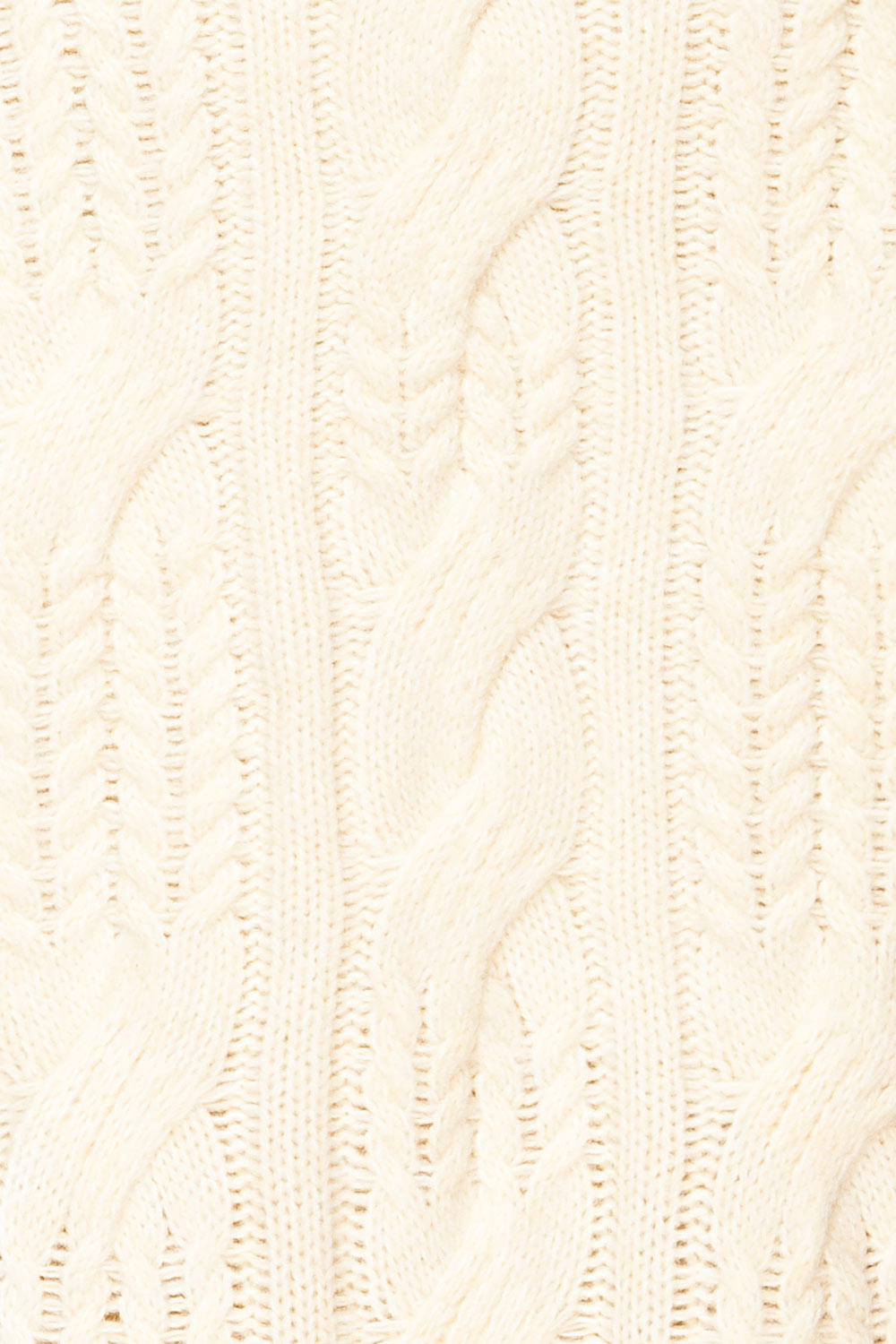 Boston | Ivory Cable Knit Sweater