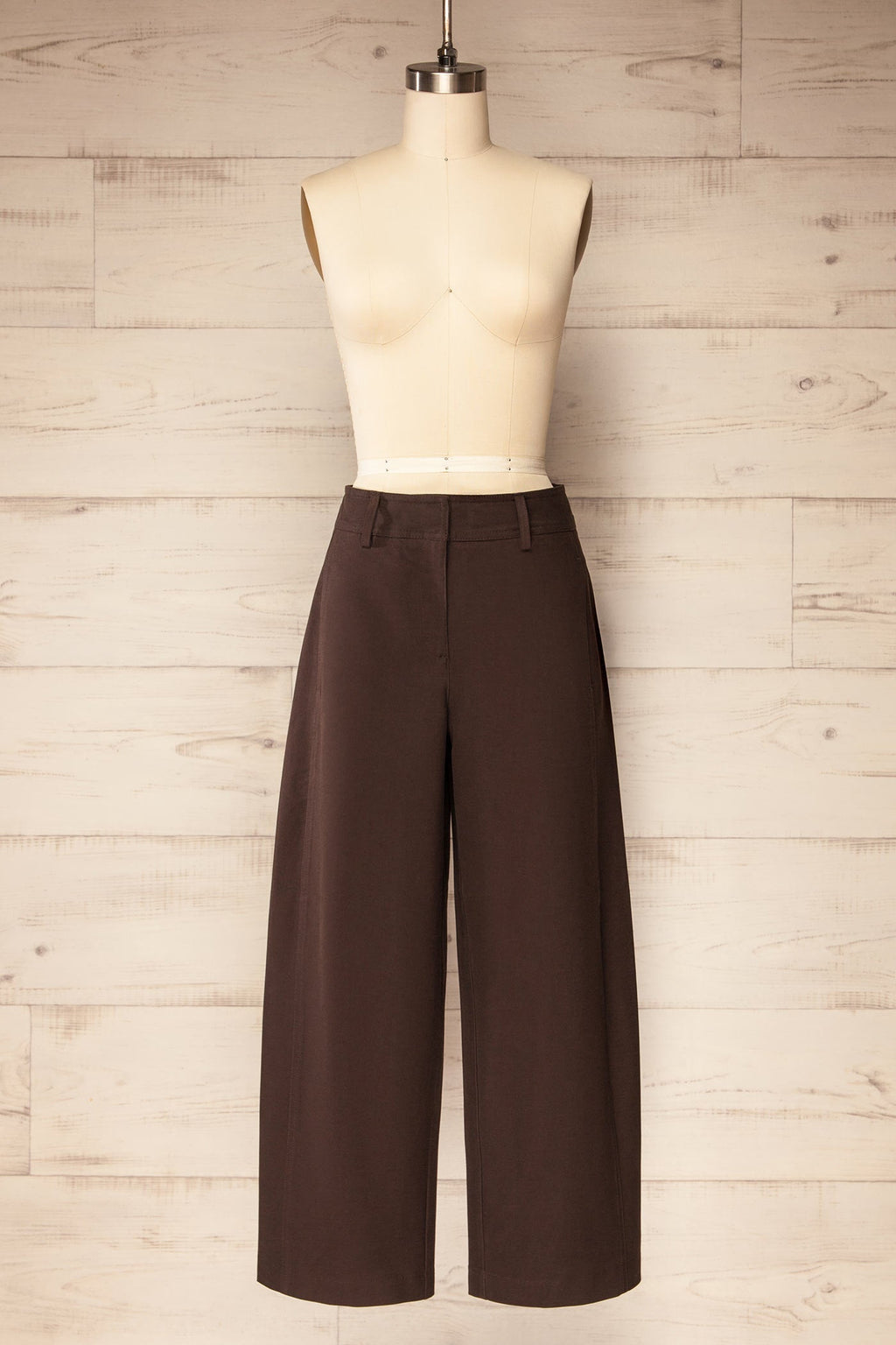Buldhana Brown | Barrel Leg Pants