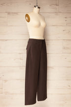 Buldhana Brown | Barrel Leg Pants