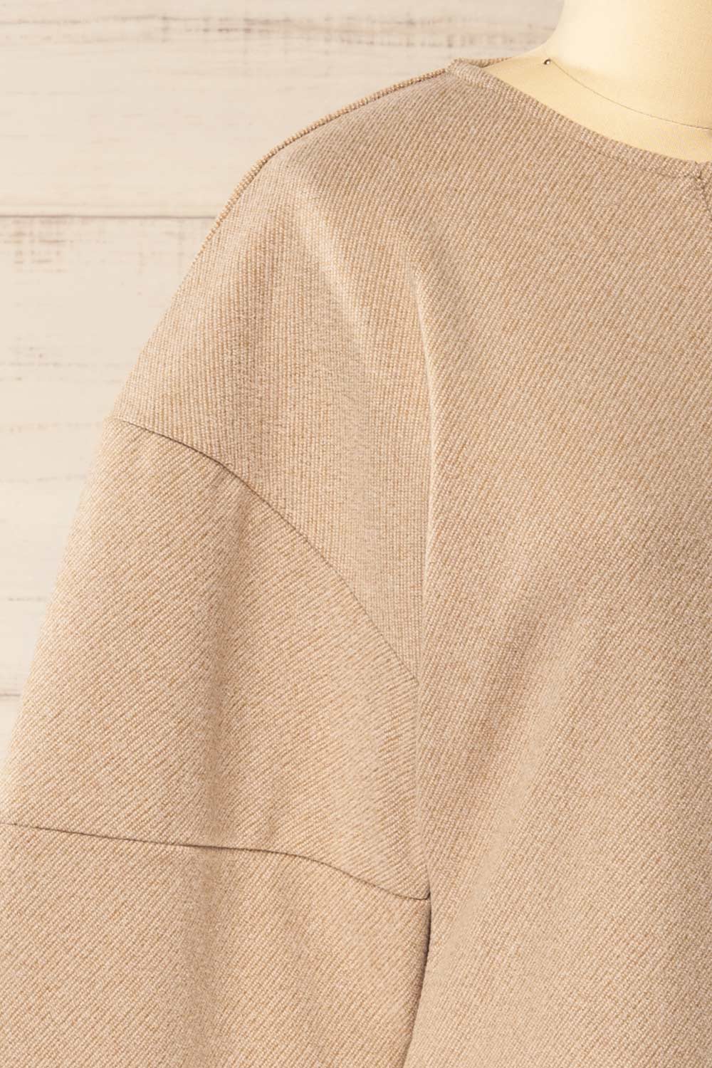 Ceduna Beige | Button-Up Flared Cardigan