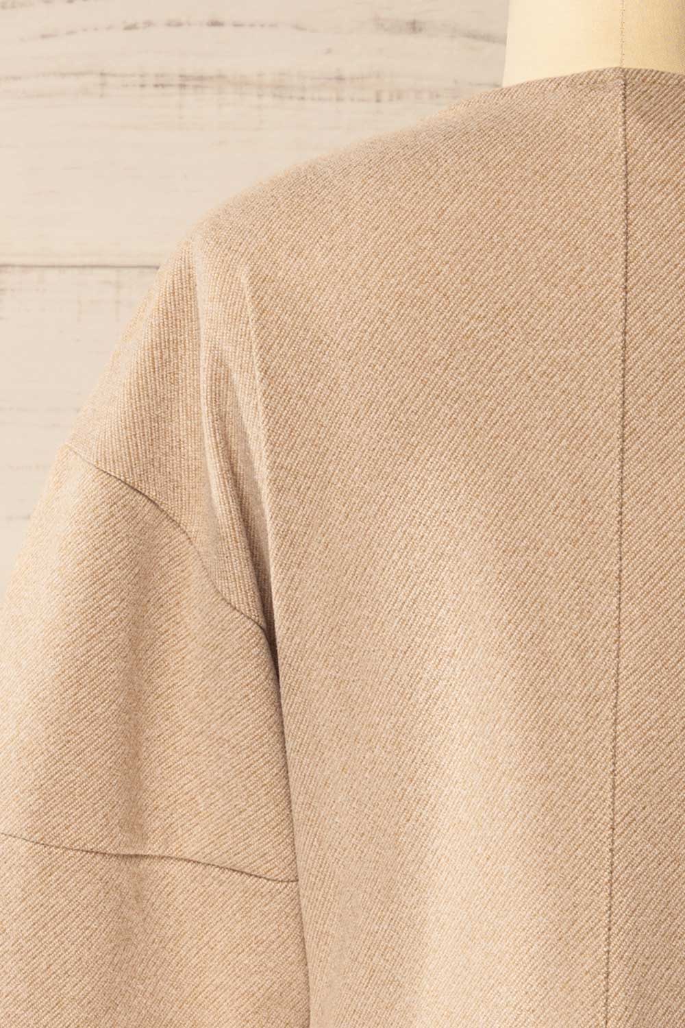 Ceduna Beige | Button-Up Flared Cardigan