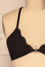 Chiavari Black | Lace & Mesh Bralette