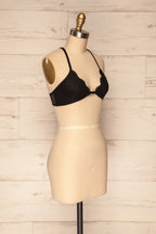 Chiavari Black | Lace & Mesh Bralette