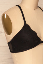 Chiavari Black | Lace & Mesh Bralette