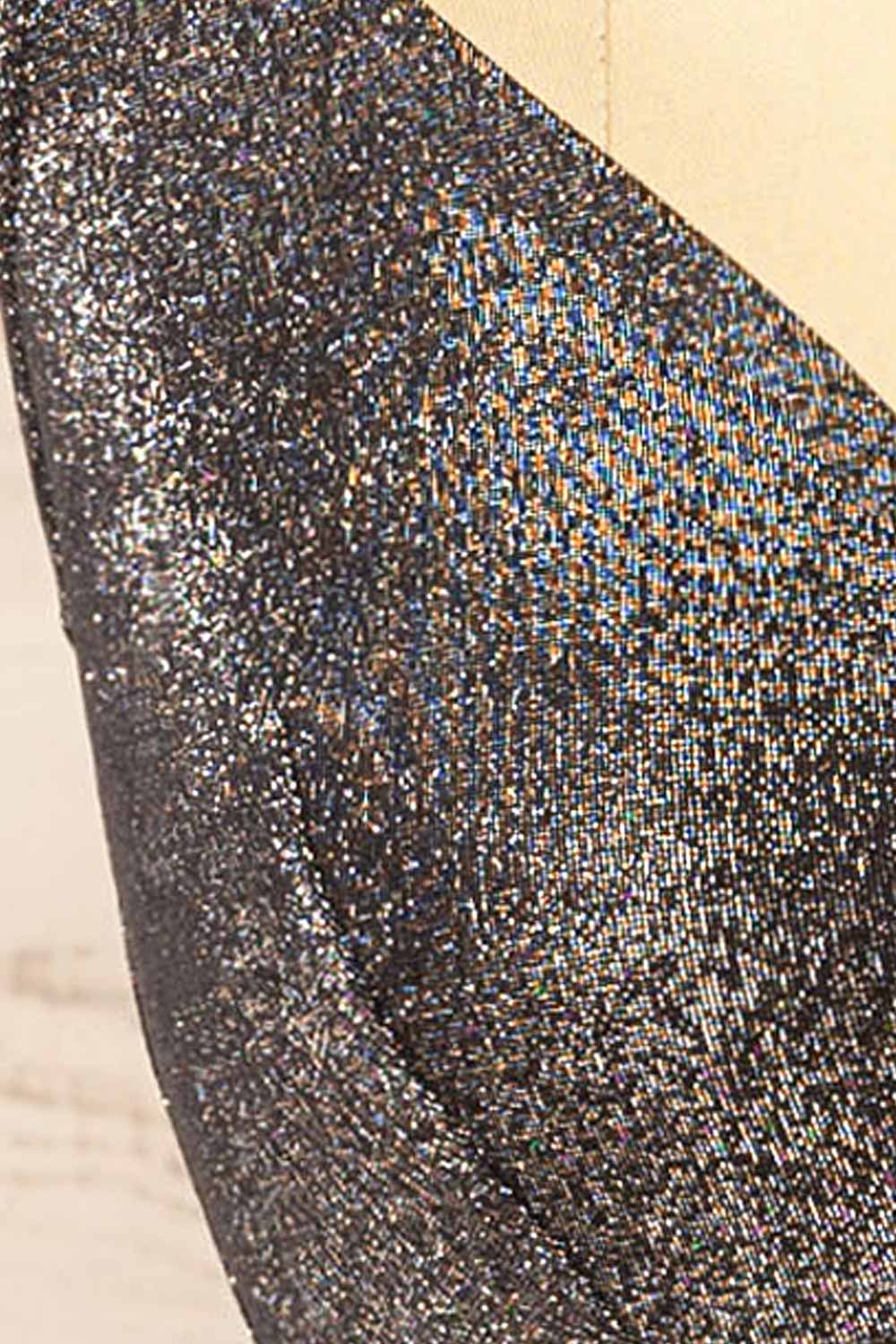 Dafni | Silver Glitter Bralette